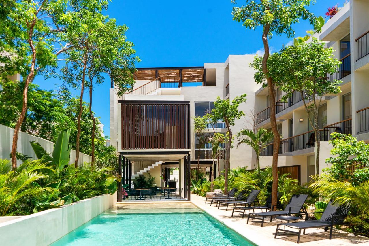 Private Pool For 4 In La Veleta Tulum Apartment Exterior photo